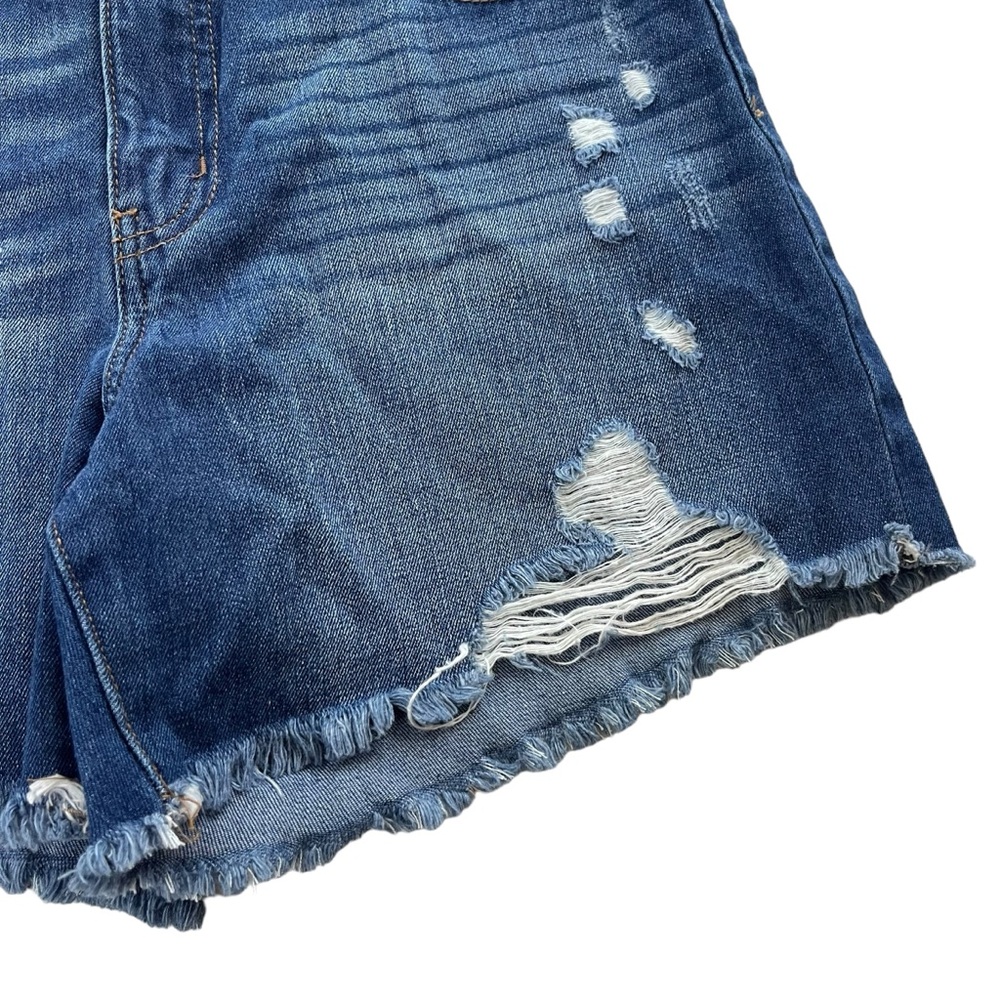 Sound Style Womens 4 26 Med Wash Denim Hope High Rise Vintage Reunion Jean Short - Picture 8 of 14